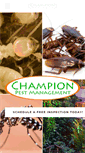 Mobile Screenshot of championpestmgmt.com